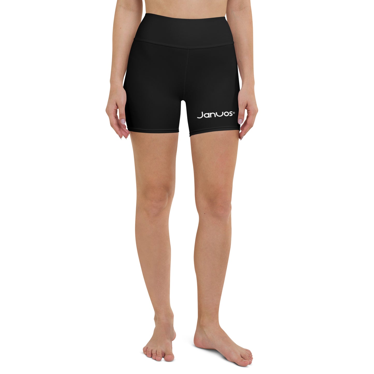 JANUOS High Waisted Yoga Shorts + Inside Pockets