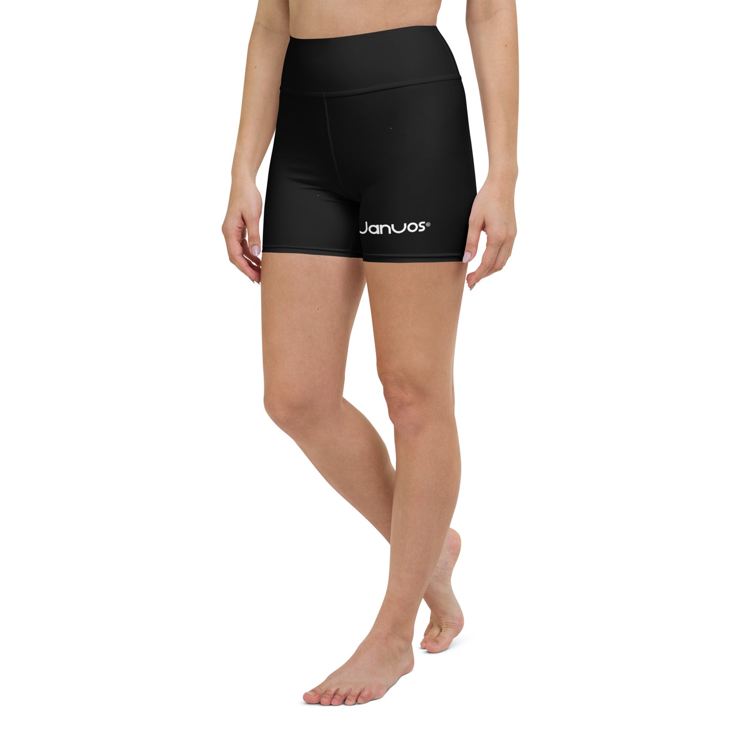 JANUOS High Waisted Yoga Shorts + Inside Pockets