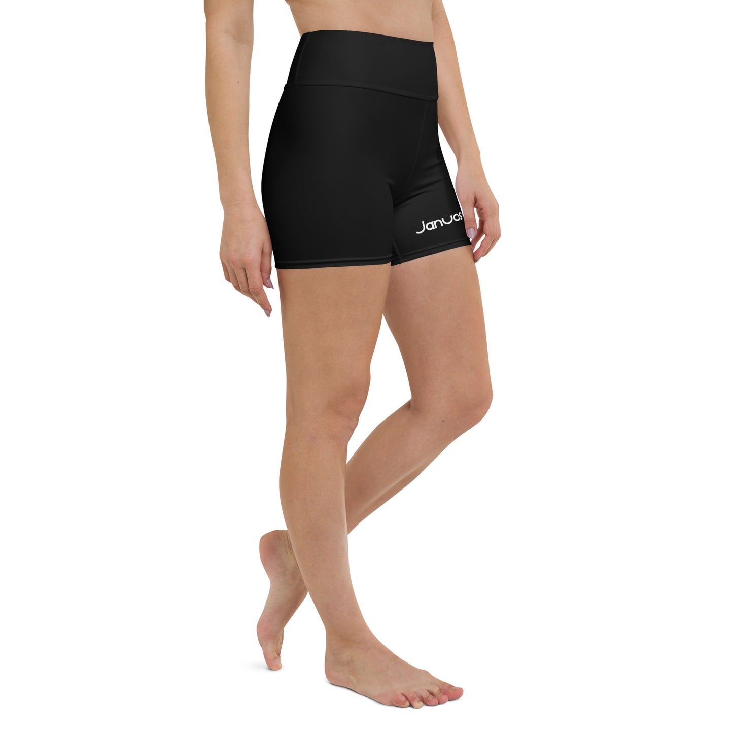 JANUOS High Waisted Yoga Shorts + Inside Pockets